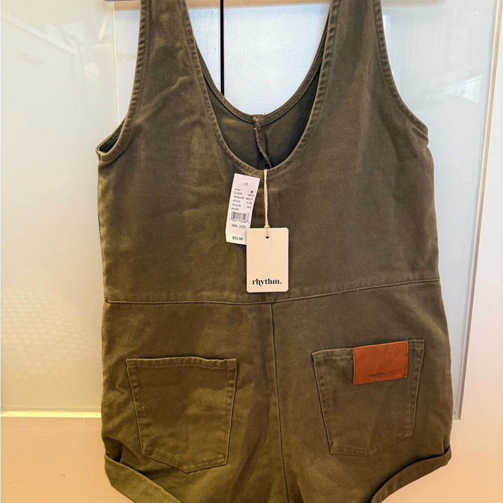 Rhythm Pacsun Olive Green Romper NWT - S